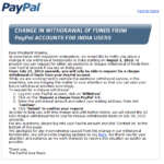 PayPal Halts Electronic Fund Transfer for Indians, Once Again…