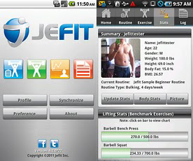 Best fitness apps for Android 2012