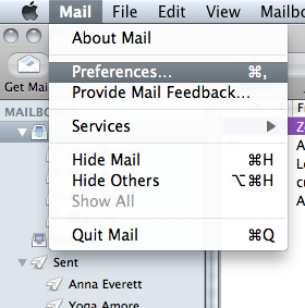 How to send out of office reply in Mac mail