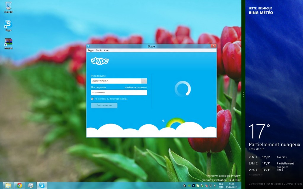 How to activate Windows 8 with Skype?