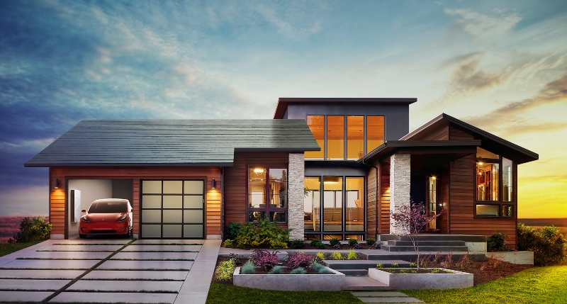 Tesla Solar Powered home