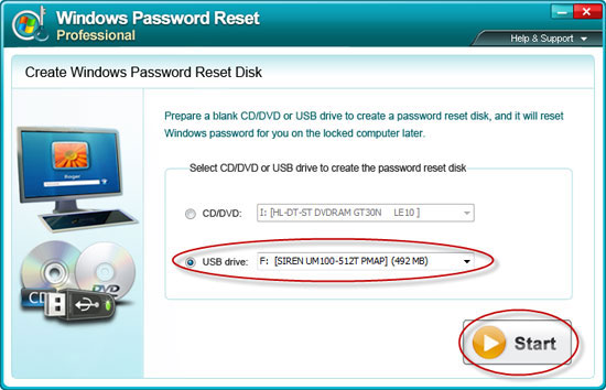create password