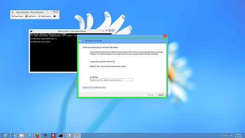 How to Activate Windows 8 Using CMD?