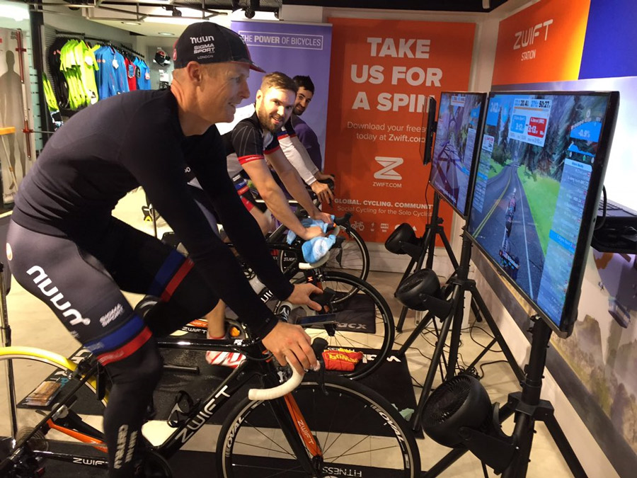 Zwift Indoor cycling