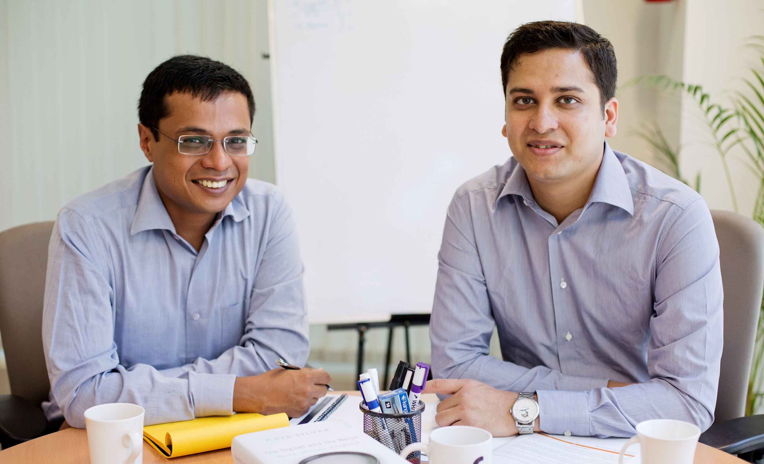 Photo of Sachin Bansal and Binny Bansal