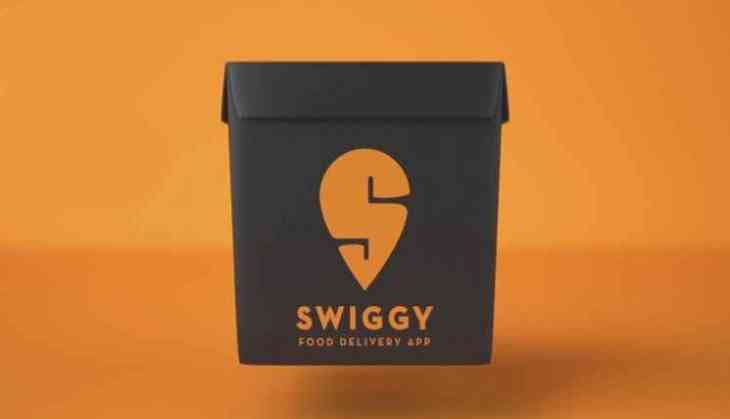 The official logo of Swiggy.   