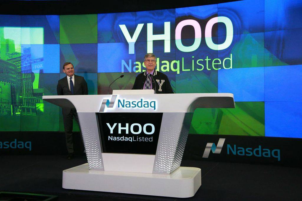 Yahoo Listed on NASDAQ