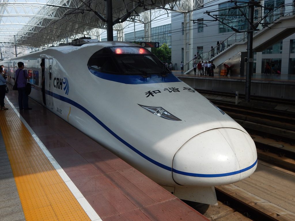 High speed train in China