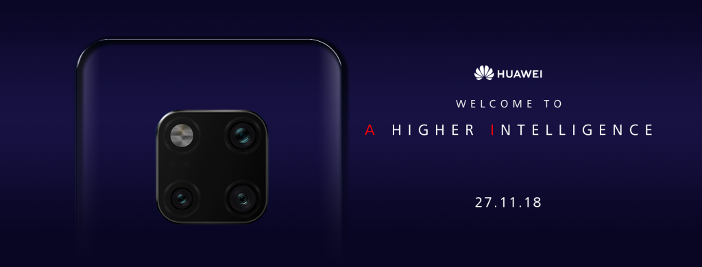Latest launch of four camera Huawei mobile