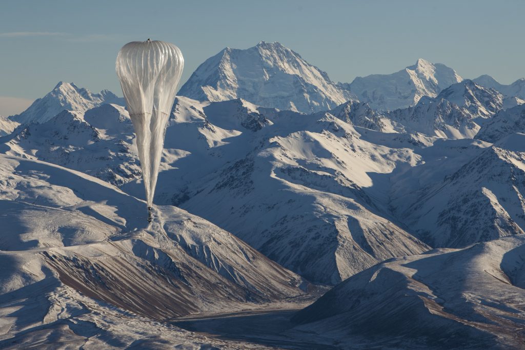 Project Loon Balloon in sky