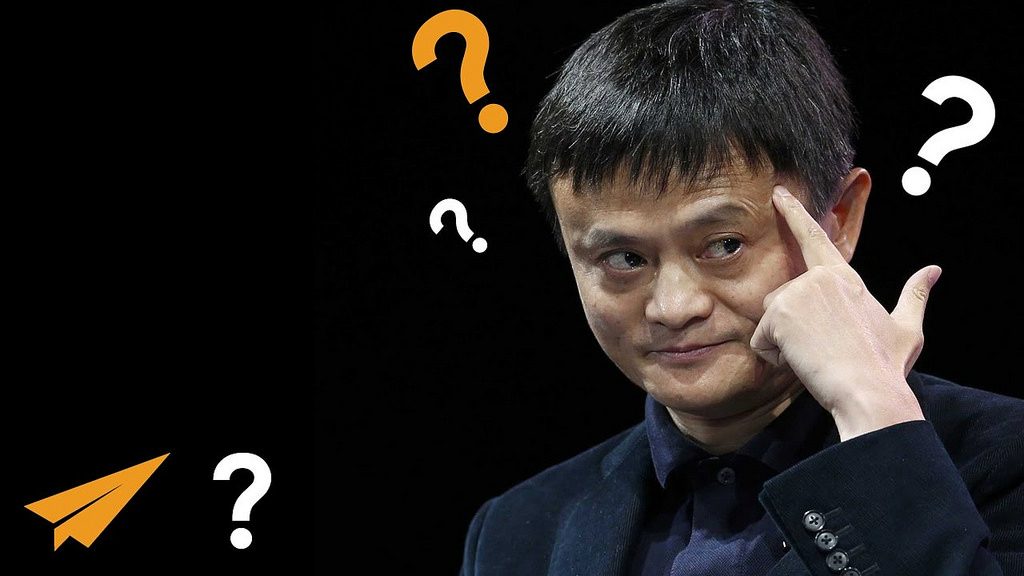 Jack Ma gesturing