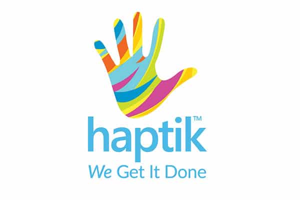 Official logo of Haptik Company..