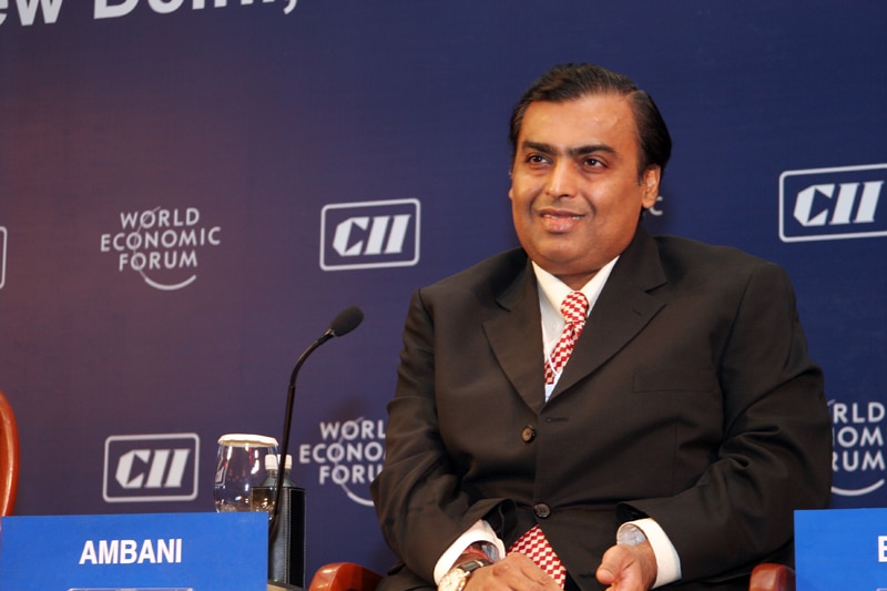 photo of India's richest man Mukesh Ambani