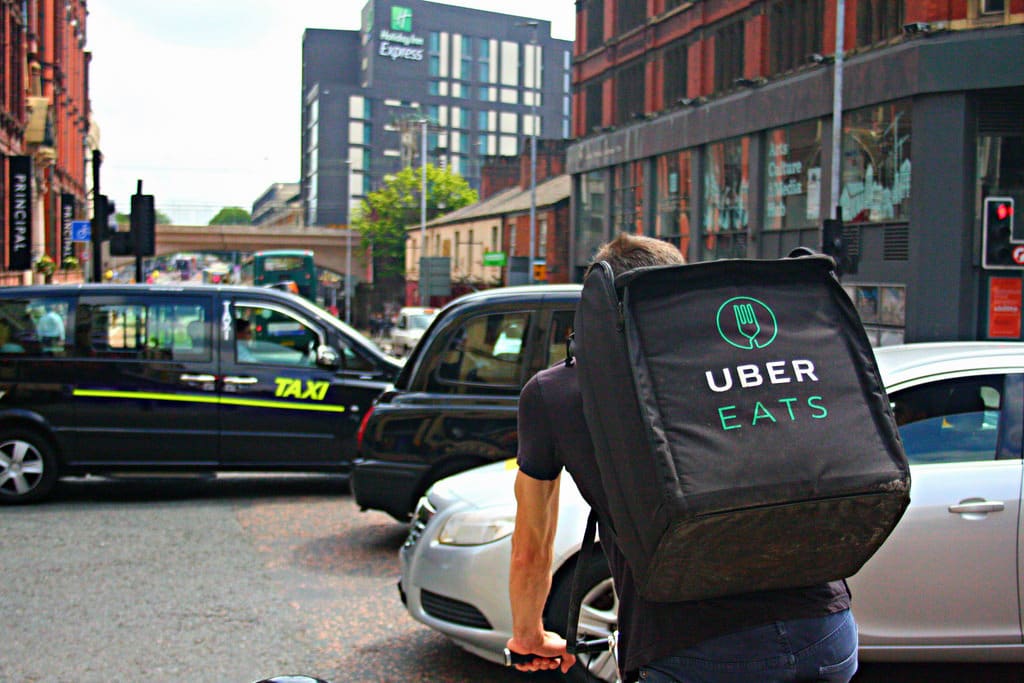 UberEats delivery boy