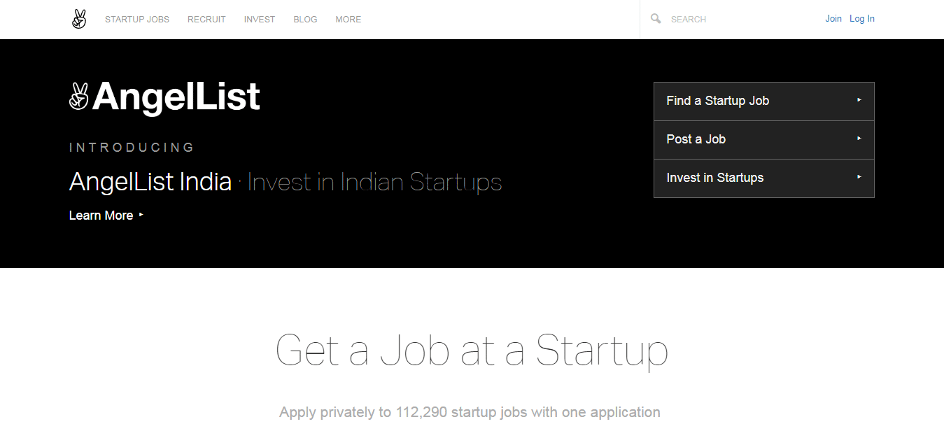 AngelList- Invest in Indian Startups