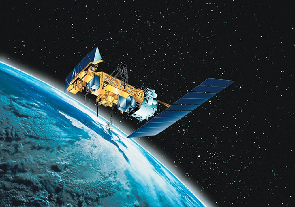 Satellite in space picture
