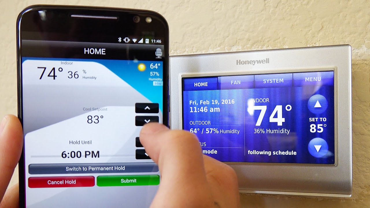 how to reset honeywell thermostat