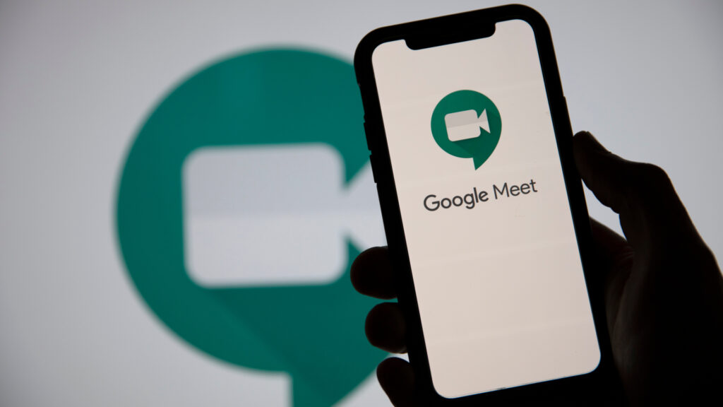 how to share screen on google meet