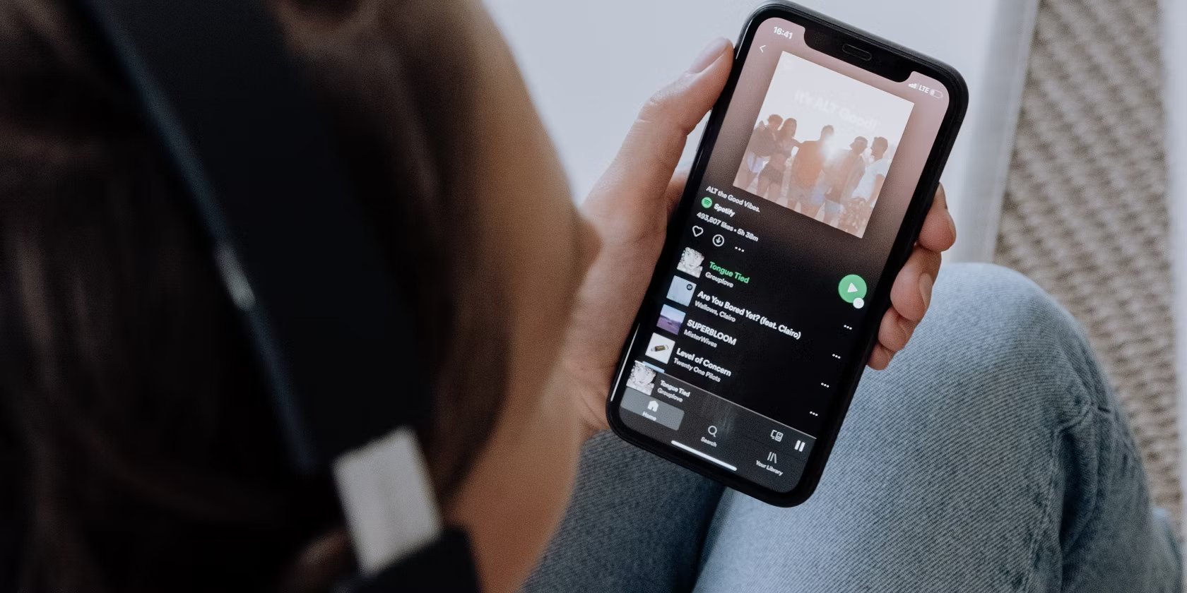 how to clear queue on spotify