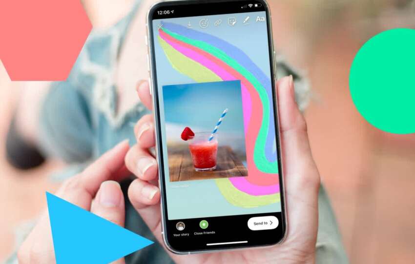 keep instagram open to finish posting