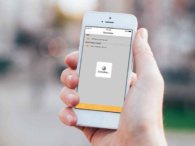 how to save photo as pdf on iphone