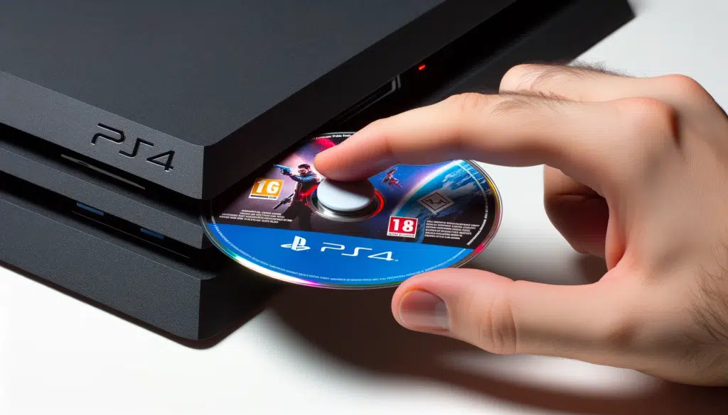 how to eject disc from ps4