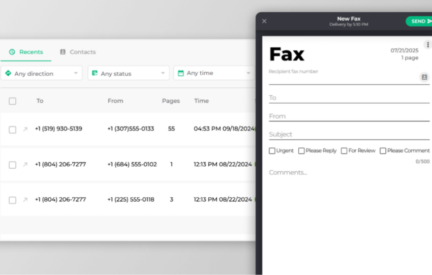 Online Fax vs. Traditional Fax Machine