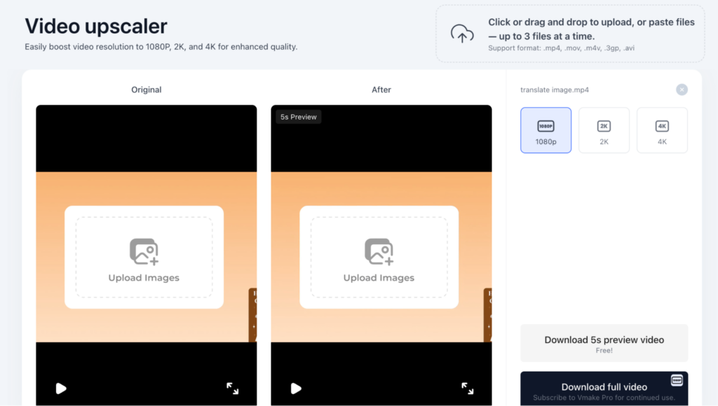 How to Upscale Low Quality Videos to 4K with AI
