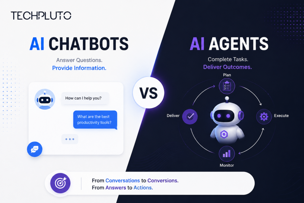 AI Agents vs AI Chatbots