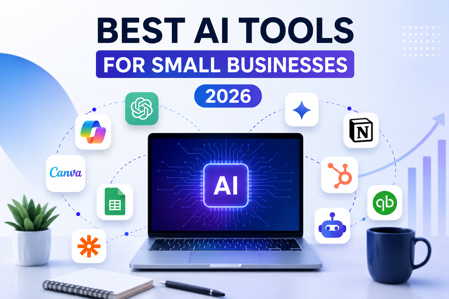 Best AI Tools for Small Businesses in 2026: A Complete Guide to Working Smarter - TechPluto - Latest Startup & Tech News