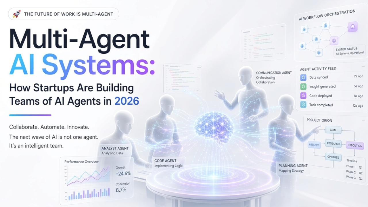 Multi-Agent AI Systems: How Startups Are Building Teams of AI Agents in 2026 - TechPluto - Latest Startup & Tech News