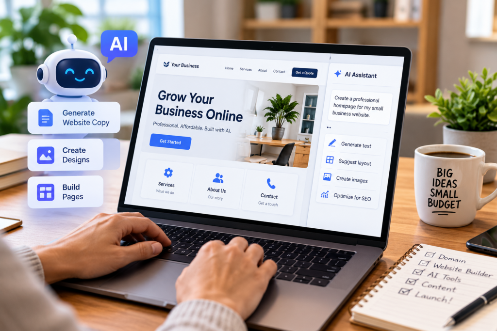 Build a Business Website With AI on a Budget