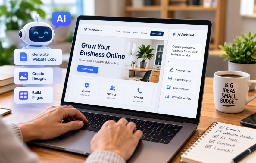 Build a Business Website With AI on a Budget