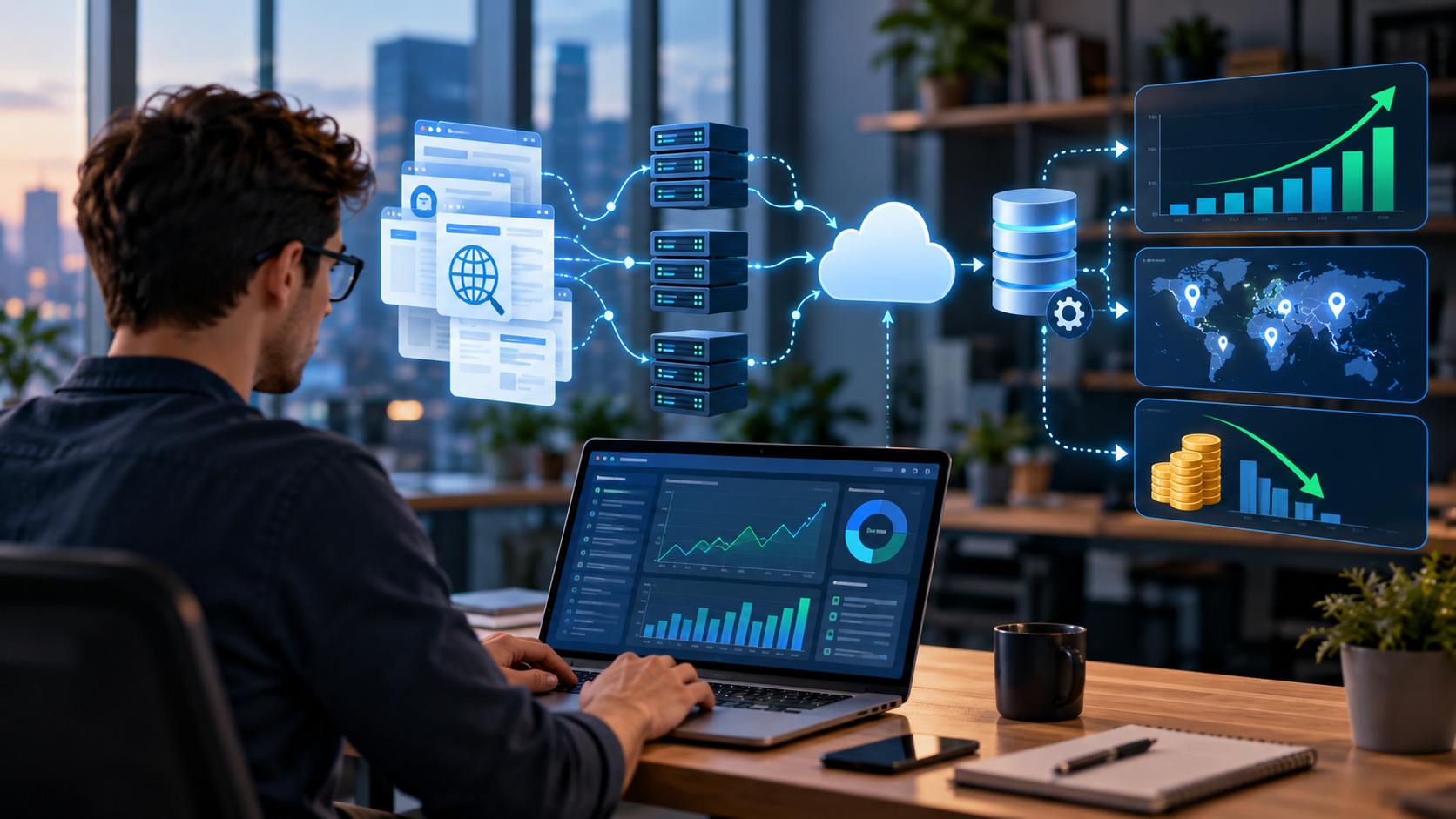 Startup web data infrastructure and cost optimization