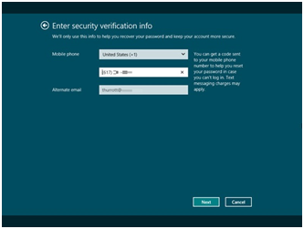 security verification info