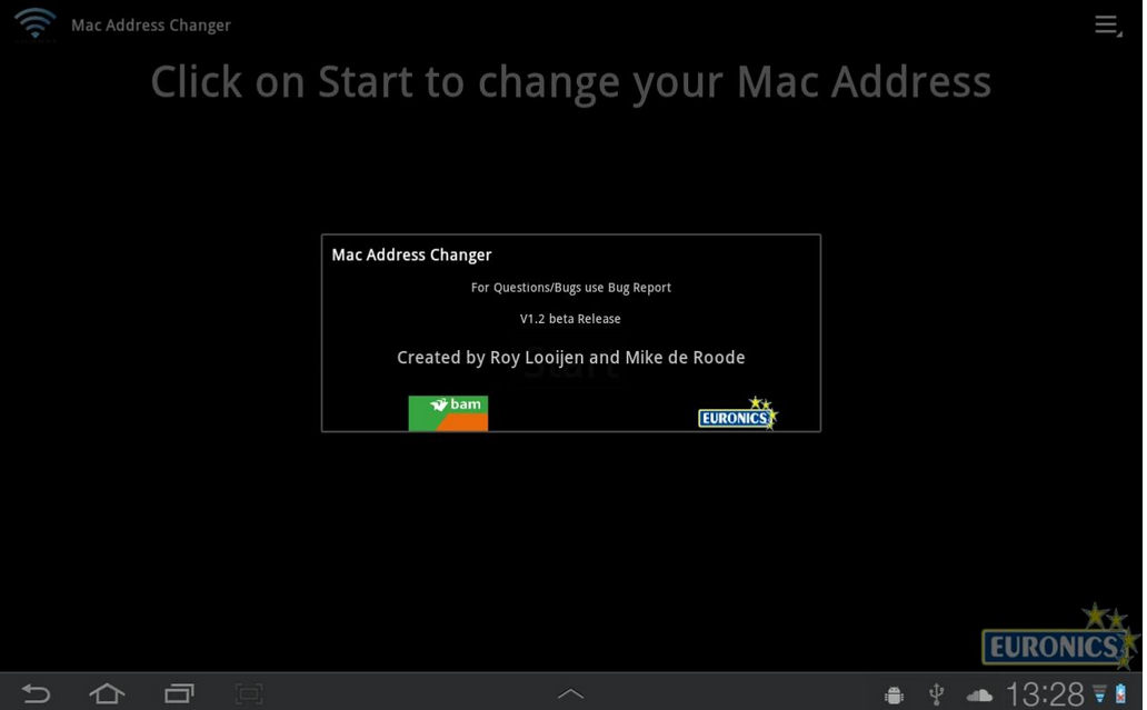 android terminal emulator not changing mac address
